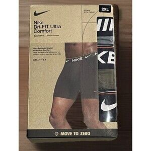 Nike Dri-FIT Ultra Comfort Men's Boxer Briefs 3-Pack KE1257-032 Size XX-Large